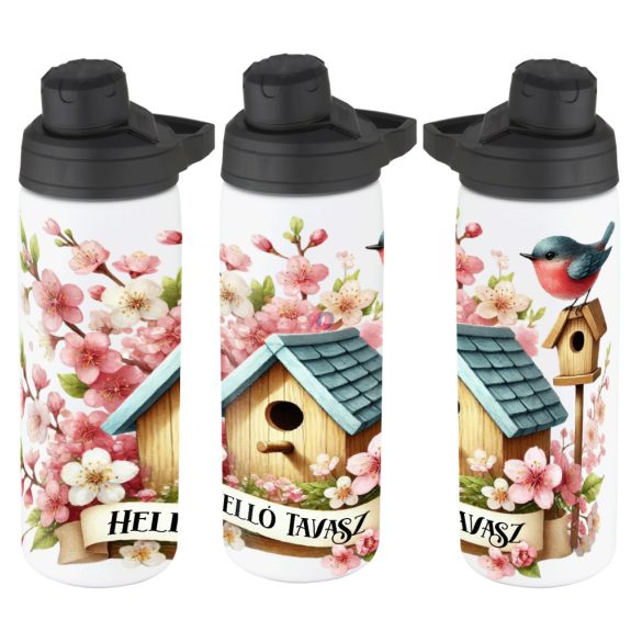 Egyedi feliratos húsvéti Kulacs 750 ml "Helló Tavasz" HD