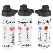   Egyedi neves Anyák napi Kulacs 750 ml "Anya kertje" HD