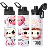 Egyedi neves Szerelmes Kulacs 850 ml "Te vagy a cukor a teámba" HD   Egyedi neves Szerelmes Kulacs 850 ml "Te vagy a cukor a teámba" HD