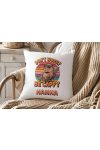Egyedi neves CAPYBARA "Don't Worry" párnahuzat választható személyre szabható egyedi névvel 40 cm