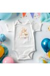 Egyedi monogramos Baba body  "Állatos"