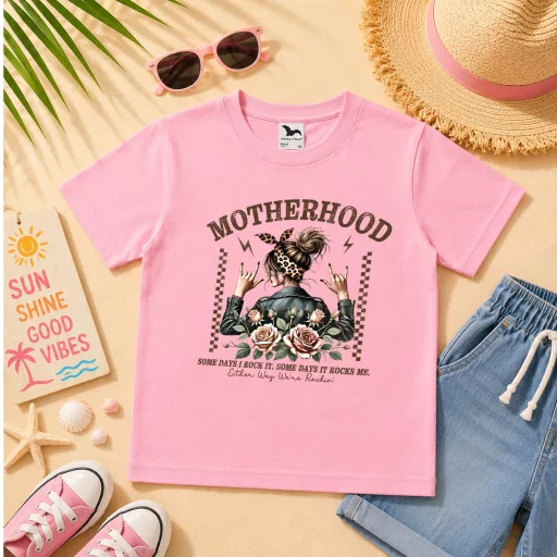 Gyerek póló anyás mintás - többféle színben "Motherhood"