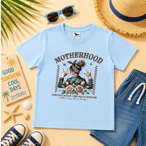Gyerek póló anyás mintás - többféle színben "Motherhood"