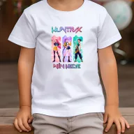   Kpop Démonvadászok V4 stílusú póló egyedi felirattal, gyerek és felnőtt méretekben