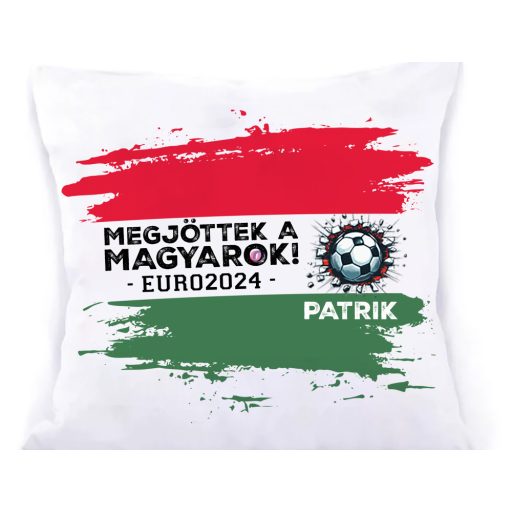 Szurkolói párnahuzat a saját neveddel 40x40