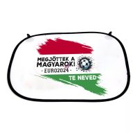 Autós napellenző egyedi névvel - EURO 2024 42x36 cm