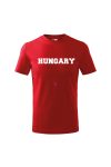 Gyerek szurkolói póló egyedi névvel Hungary