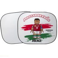   Prémium SZOBO10 autós napellenző a saját neveddel / felirattal 42x36 cm