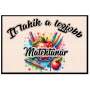   Személyre szabható egyedi lábtörlő – Tanároknak 60 x40 cm