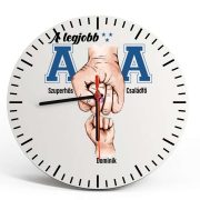 Legjobb Apa Falióra a saját neveddel / felirattal 30 cm
