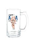 Legjobb Apa üveg korsó a saját neveddel / felirattal 470 ml