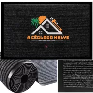 Logózott egyedi Lábtörlő színes grafikával 60x90 cm