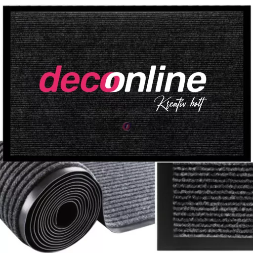 Logózott egyedi Lábtörlő színes grafikával 60x90 cm