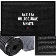 Logózott egyedi Lábtörlő egyedi grafikával 60x90 cm