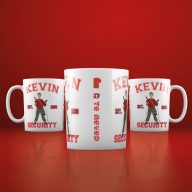   Resszkessetek betörők személyre szabható "Security" egyedi grafikával 300 ml