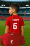 Gyerek Kerkez Liverpool mez, Szoboszlai mez - személyre szabható névvel és számmal