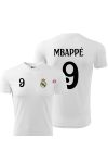 Gyerek Real Madrid Mbappé mez - személyre szabható névvel és számmal fehér