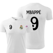   Gyerek Real Madrid Mbappé mez - személyre szabható névvel és számmal fehér