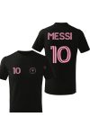 Messi szurkolói póló INTER M. egyedi játékos névvel és számmal Fekete, pamut Away