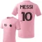 Messi mez, szurkolói póló INTER M. egyedi játékos névvel és számmal Rózsaszín, pamut Home