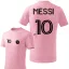 Messi mez, szurkolói póló INTER M. egyedi játékos névvel és számmal Rózsaszín, pamut Home