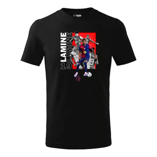 Lamine Yamal szurkolói póló gyerek méret "YAMAL COLLAGE"