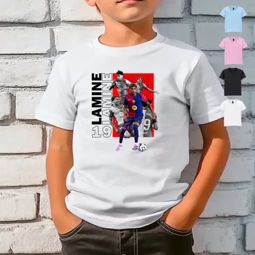 Lamine Yamal szurkolói póló "YAMAL COLLAGE"