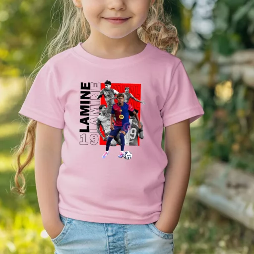 Lamine Yamal szurkolói póló "YAMAL COLLAGE"