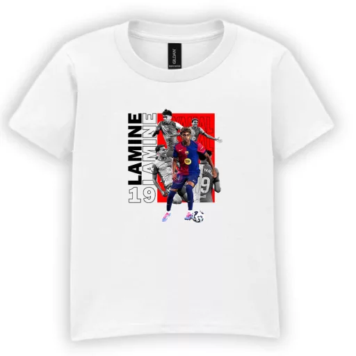 Lamine Yamal szurkolói póló "YAMAL COLLAGE"
