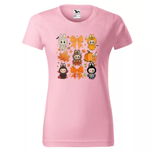 Labubu póló "Friends""Autumn Orange" női