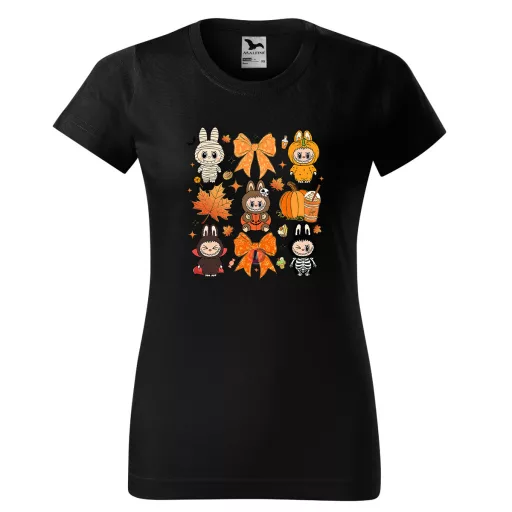 Labubu póló "Friends""Autumn Orange" női