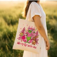   Prémium Grincs Táska "Pink Grinchmas" 37 x 41 x cm