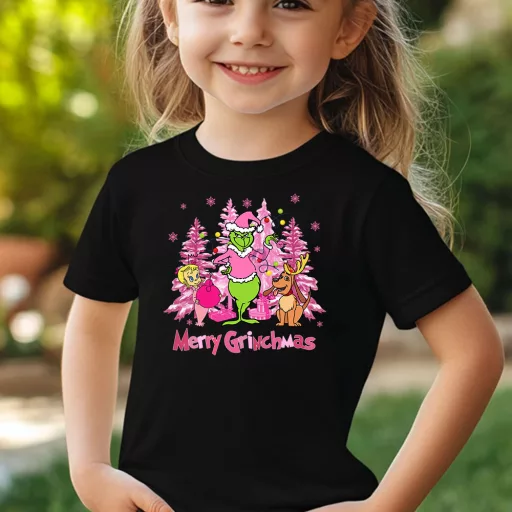 Grincs póló "Pink Grinchmas"