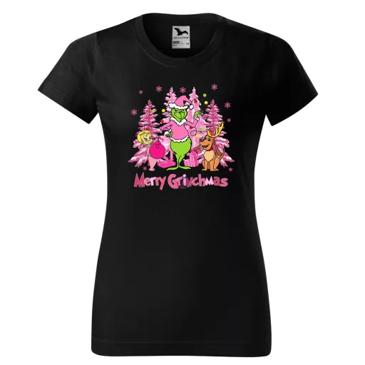 Grincs póló "Pink Grinchmas" női