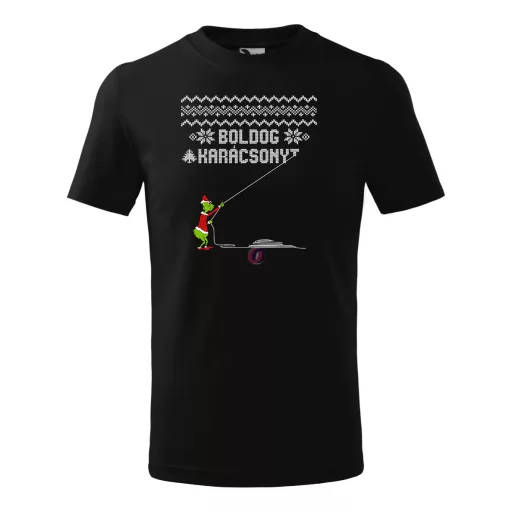 Grincs póló" Boldog karácsonyt" gyerek méret