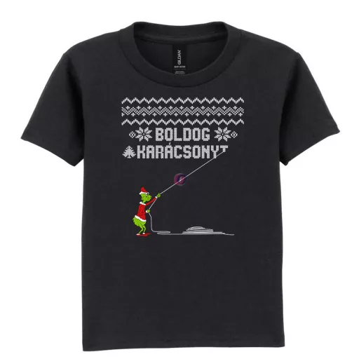 Grincs póló "Boldog karácsonyt"
