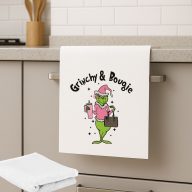   Grincs törölköző, konyharuha 60x30 cm "Grinchy Boogie"