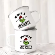   Grincs Halloweeni FÉM bögre, "Whoville University" 360ml