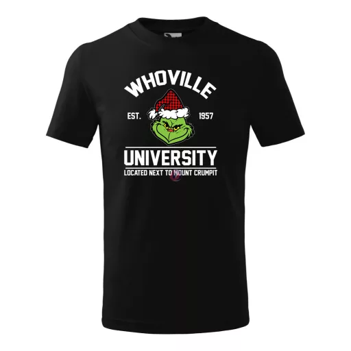 Grincs póló" Whoville University" gyerek méret