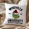 Grincs mintás párnahuzat 40x40 cm "Whoville University" HD nyomat