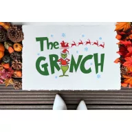   Grincs mintás Szőnyeg "The Grinch" 60X40 cm törtfehér