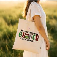   Prémium Grincs Táska "Nem a karácsonyt utálom..." 37 x 41 x cm