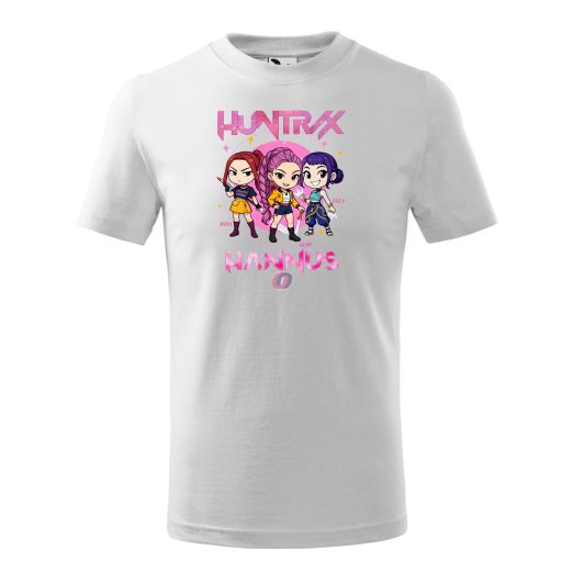 Kpop Démonvadászok stílusú póló egyedi felirattal, gyerek és felnőtt méretekben