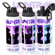   Személyre szabható KPOP "Démonadászok" Shadows' fém kulacs egyedi névvel 850 ml