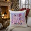 Egyedi neves KPOP "Démonadászok" PINK párnahuzat személyre szabható 40 cm