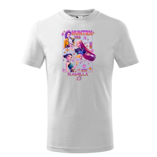 Kpop Démonvadászok Huntrx stílusú póló egyedi felirattal, gyerek és felnőtt méretekben