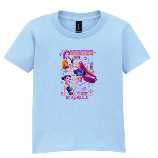 Kpop Démonvadászok Huntrx stílusú póló egyedi felirattal, gyerek és felnőtt méretekben