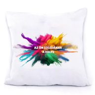   Prémium logózott, fényképes Párnahuzat egyedi grafikával 40x40 cm
