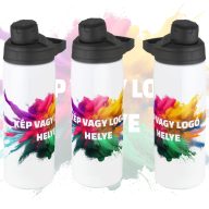   Prémium logózott / fényképes Kulacs fém, egyedi grafikával 750 ml