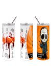 HALLOWEEN fém duplafalú pohár egyedi névvel 600 ml tumbler